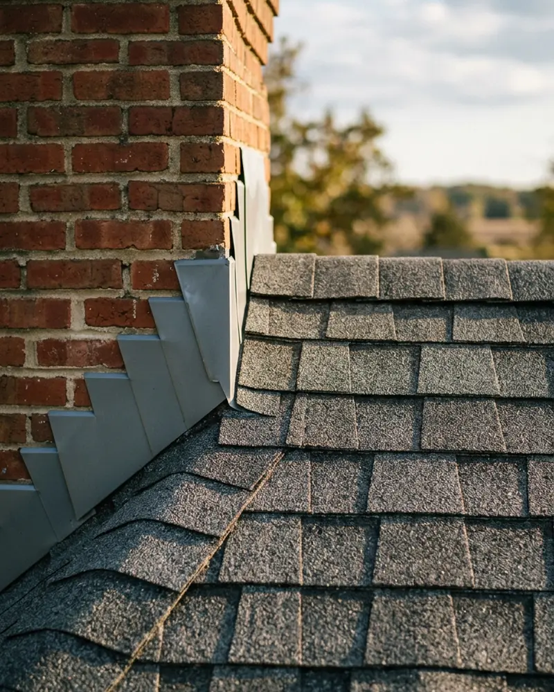 Close-up of Roof Replacement work by Beardman Building Services in Largo
